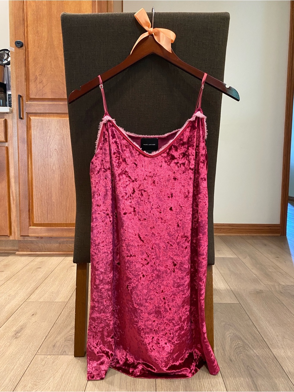 Marc Jacobs Raspberry Slip Dress